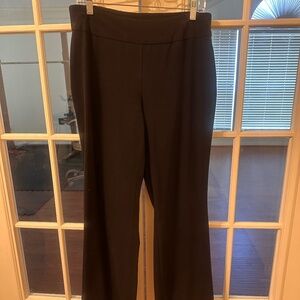 Women's Roz & Ali Mid-Rise Black Slacks | Size 8